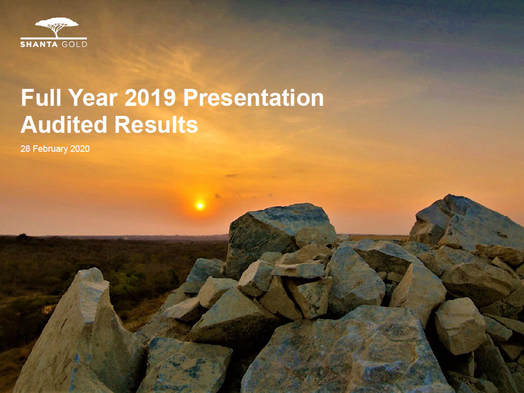 Full Year 2019 Presentation