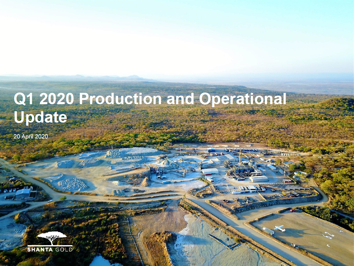 Q1 2020 Production and Operational Update Presentation
